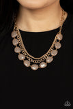 Pumped Up Posh - Gold Necklace