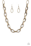 Motley In Motion - Brass Necklace