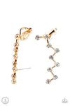 Clamoring Constellations - Gold Earcrawler Earrings