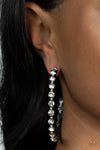 Royal Reveler - Black Hoop Earrings