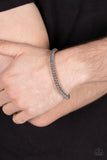 Setting The Pace - Silver Men's  Bracelet