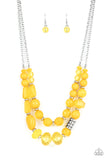 Pina Colada Paradise - Yellow Necklace