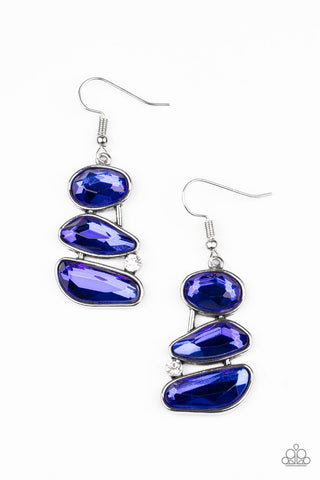 Gem Galaxy - Blue Earrings