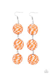 Laguna Lanterns - Orange Earrings