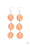 Laguna Lanterns - Orange Earrings