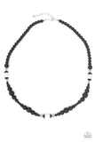 Stone Synchrony - White Mens Necklace