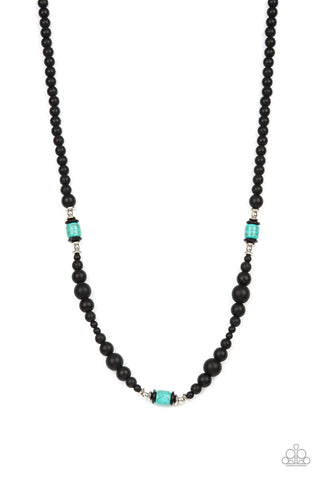 Stone Synchrony - Blue Necklace