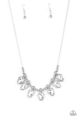 Crown Jewel Couture - White Necklace