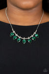 Crown Jewel Couture - Green Necklace