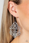 Festive Foliage - Black Earrings