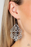 Festive Foliage - Black Earrings