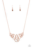 Thunderstruck Teardrops - Copper Necklace