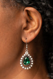 Divinely Duchess - Green Earrings