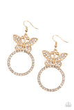 Paradise Found - Gold Butterfly Earrings