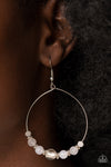 Ambient Afterglow - White Earrings