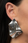 Modern Maverick - Silver Earrings