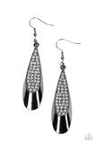 Prismatically Persuasive - Black Earrings