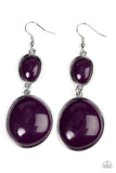 Soulful Samba - Purple Earrings