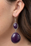 Soulful Samba - Purple Earrings