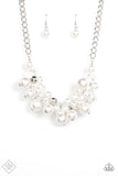 Romantically Reminiscent - White Necklace