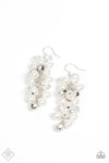 Pursuing Perfection - White Earrings