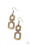 Public Square - Brass Earrings