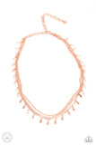 Monochromatic Magic - Rose Gold Necklace