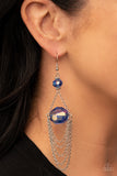 Ethereally Extravagant - Blue Earrings