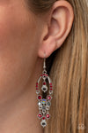 Sophisticated Starlet - Red Earrings