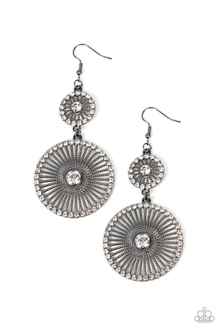 Bring Down the WHEELHOUSE - Black Earrings