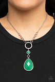 Valley Girl Glamour - Green Necklace