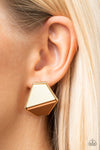 Generically Geometric - Brown Earrings