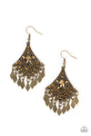 Indie Iridescence - Brass Earrings