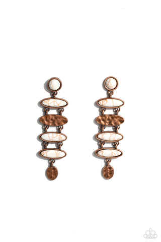 Rustic Reverie - Copper Earrings