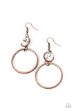 Standalone Sparkle - Copper Earrings