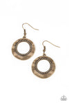 Desert Diversity - Brass Earrings