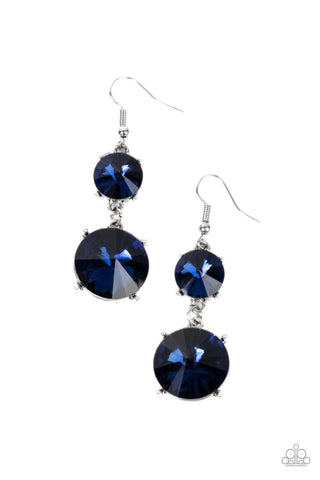 Sizzling Showcase - Blue Earrings