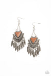 Shady Oasis - Brown Earrings