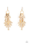 Fan of Glam - Gold Earrings