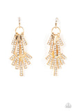 Fan of Glam - Gold Earrings