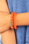 La Vida Vacation - Orange Bracelet