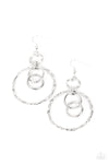 Twisted Temptation - Silver Earrings