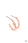 Irresistibly Intertwined - Copper Hoop Earrings