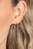 Irresistibly Intertwined - Copper Hoop Earrings