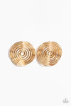 COIL Over - Gold Earrings