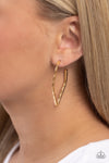 Winning Edge - Gold Hoop Earrings