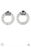 Smoldering Scintillation - Silver Earrings