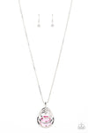 Spun Sparkle Pink Necklace
