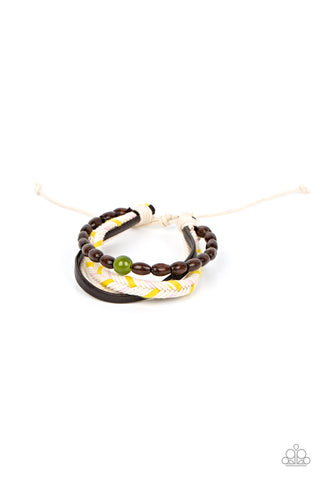 Hipster Hideaway - Green Urban Bracelet