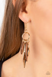 Primal Palette - Gold Earrings